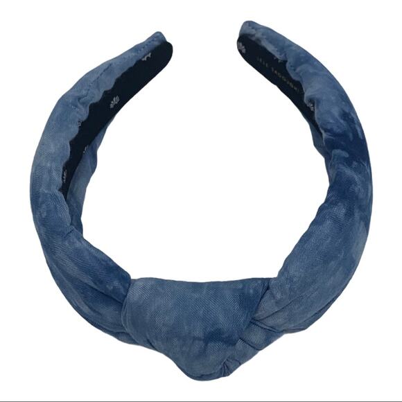 Lele Sadoughi Atlantic Blue Tie-Dye Knotted Headband New main image 5